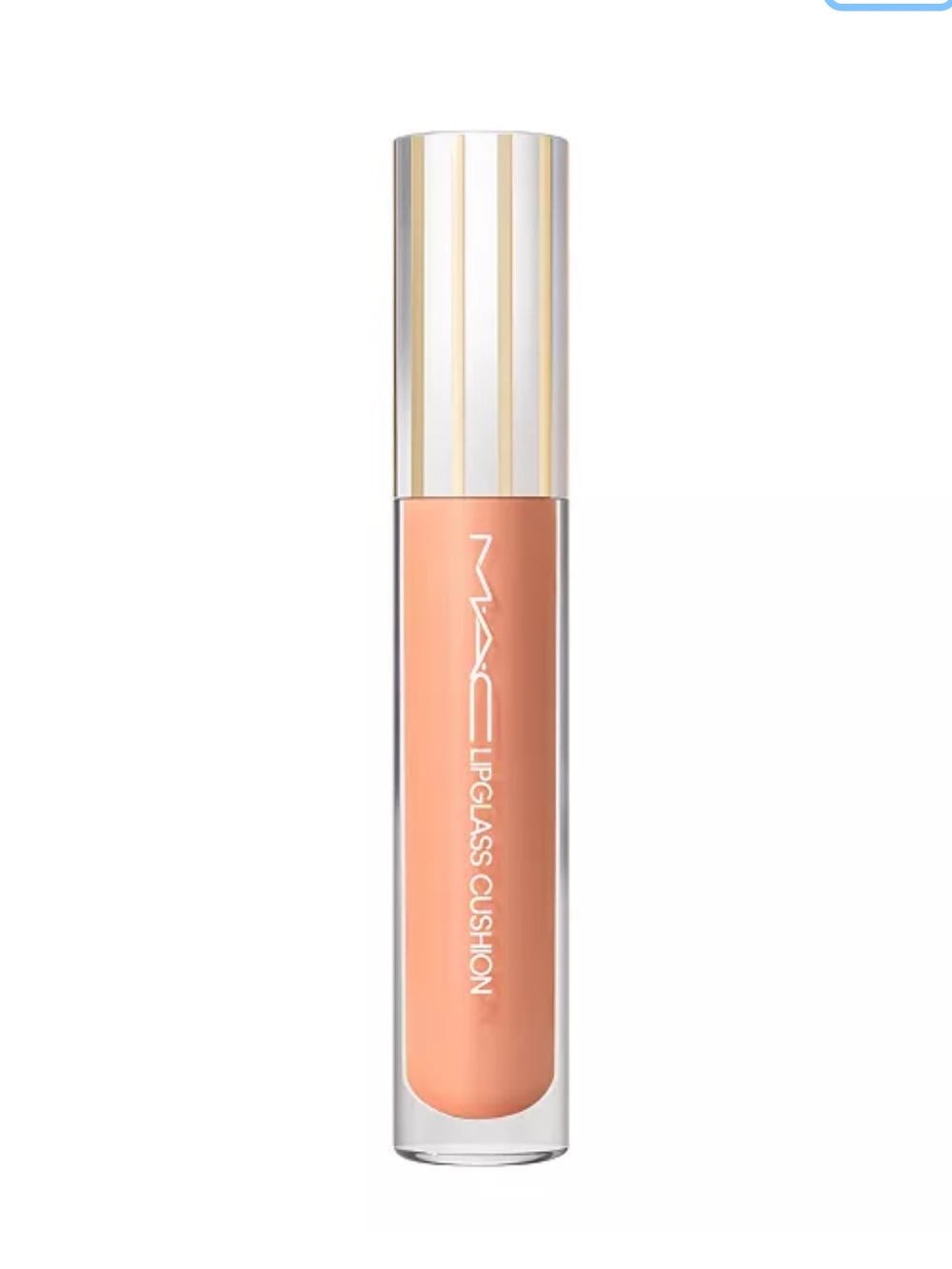 MAC Cosmetics Lipglass Cushion Liquid Gloss — Soft Peach